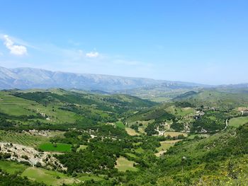 Scenic view of landscape against sky