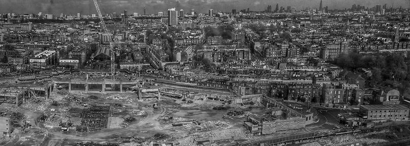 Aerial view of cityscape