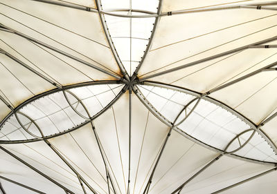 Low angle view of skylight