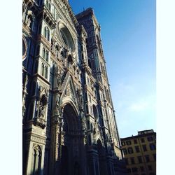 Low angle view of building against sky