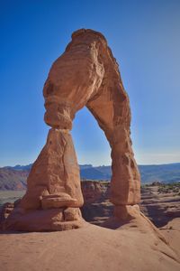 View of rock formations