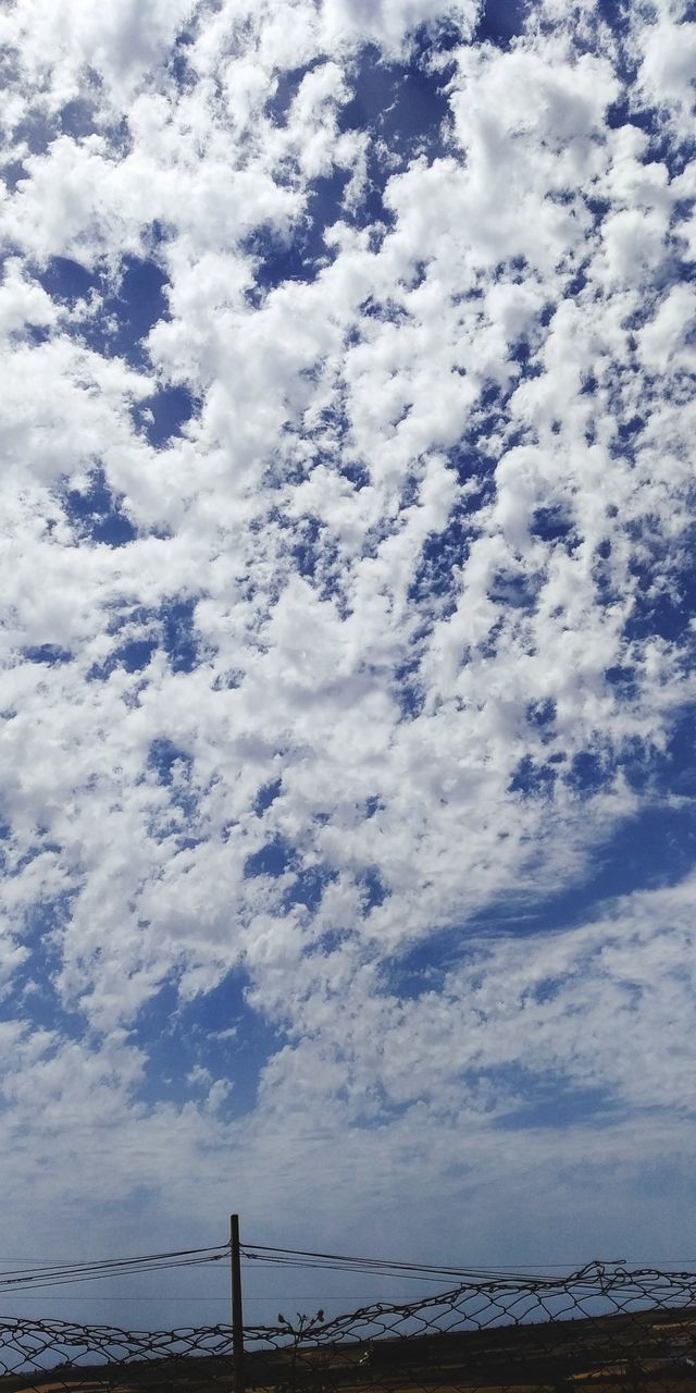 LOW ANGLE VIEW OF SCENIC SKY OVER BEACH