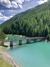 Scenic view of river against sky