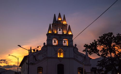 Low angle view of a church