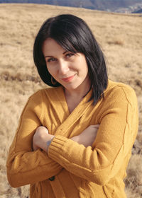 Portrait of woman smiling