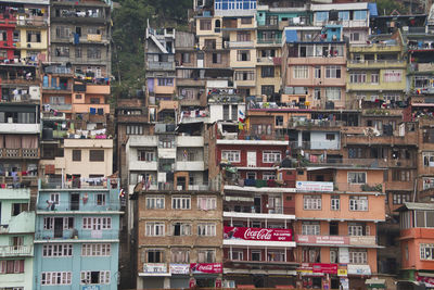 Full frame shot of residential buildings