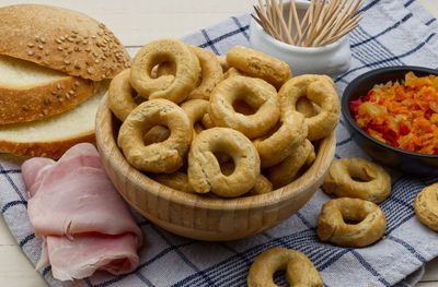 Close-up of cookies