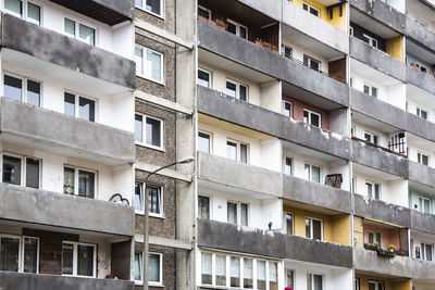 Full frame shot of residential building