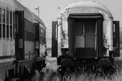 Train on railroad track