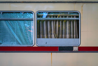 Train at railroad station platform