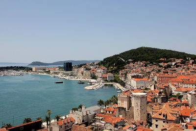 View of city at waterfront