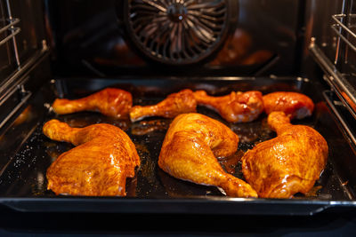 Close-up of food in plate