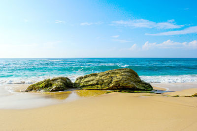 The beach was always beautiful when we were sitting and feel its good air and peaceful