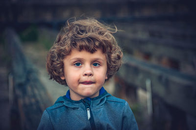 Portrait of cute boy