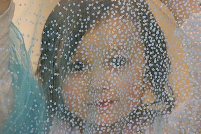Close-up of young woman