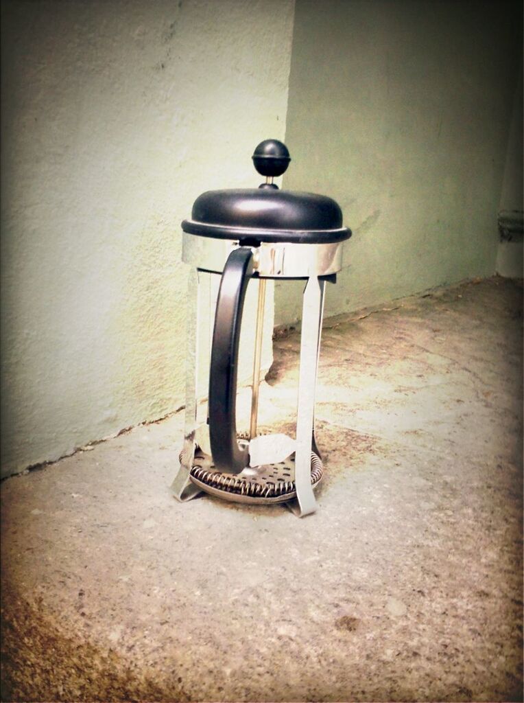 indoors, wall - building feature, absence, home interior, auto post production filter, empty, wall, chair, no people, hanging, still life, transfer print, old, abandoned, flooring, old-fashioned, built structure, door, architecture, metal