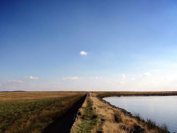 Scenic view of landscape against sky