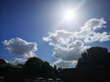 Scenic view of sky on sunny day