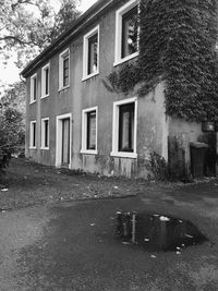 View of abandoned building