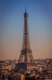 Eiffel tower from the arc de triomphe