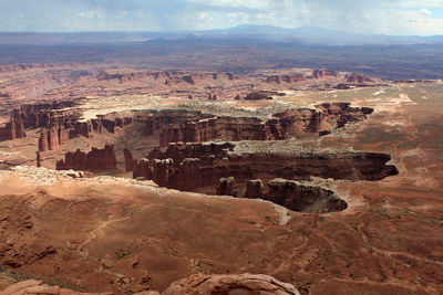 Aerial view of landscape