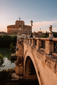 View of historical building in city