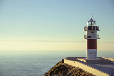 Lighthouse at seaside