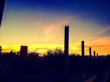 Scenic view of sky at sunset