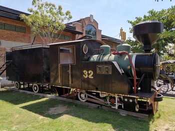 Train on railroad track