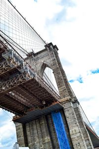 Low angle view of monument against sky