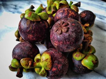 Close-up of fruits on table