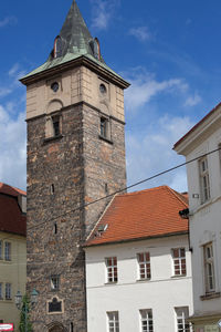 Low angle view of building against sky