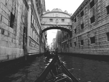 Boats in canal