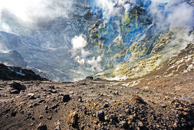 Scenic view of mountains