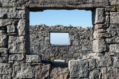 Old ruins against clear sky