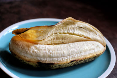 Close-up of food in plate