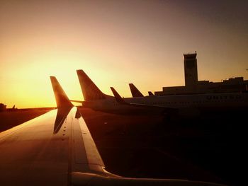 View of sky at sunset