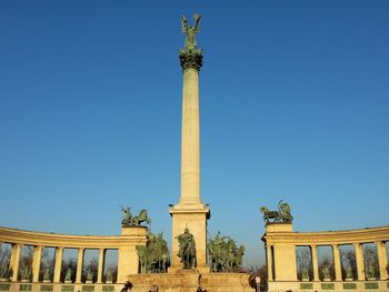 Low angle view of monument