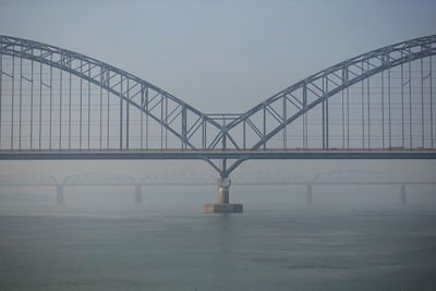 View of bridge over river