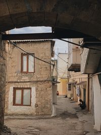 View of abandoned building