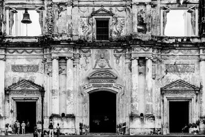 Low angle view of old building