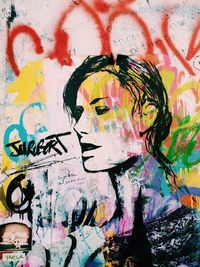 Graffiti on wall