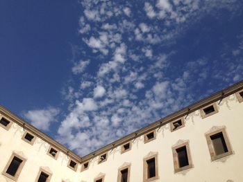 Low angle view of building against sky