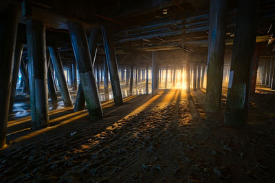 View of an empty pier