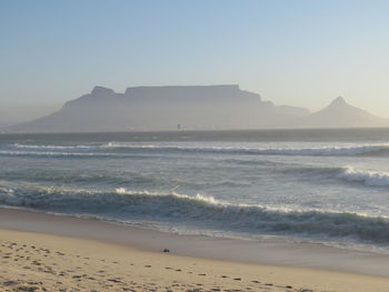 Table mountain from across the bay... 