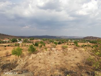 Scenic view of landscape against sky