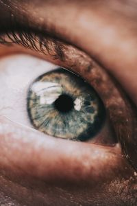 Close-up portrait of human eye