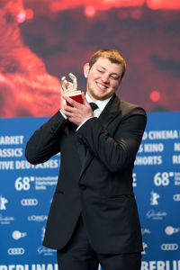 Portrait of a smiling young man