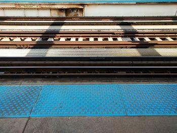 Railroad station platform