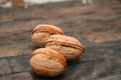 Close-up of bread on table